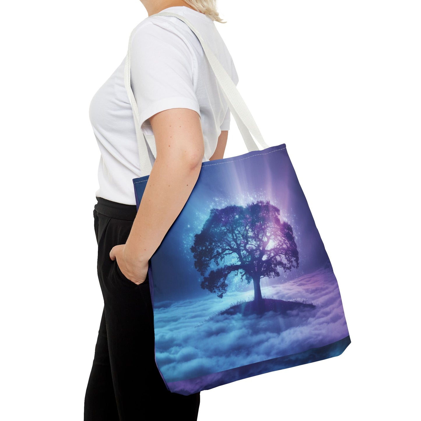 Tree Clouds Tote Bag