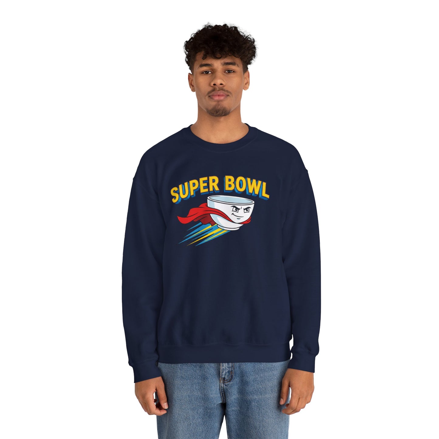 Super Bowl Sweatshirt, Funny Super Bowl Shirt, Football Party Sweatshirt, Game Day Crewneck, Bowl Pun Sweatshirt, Unisex Graphic Crew