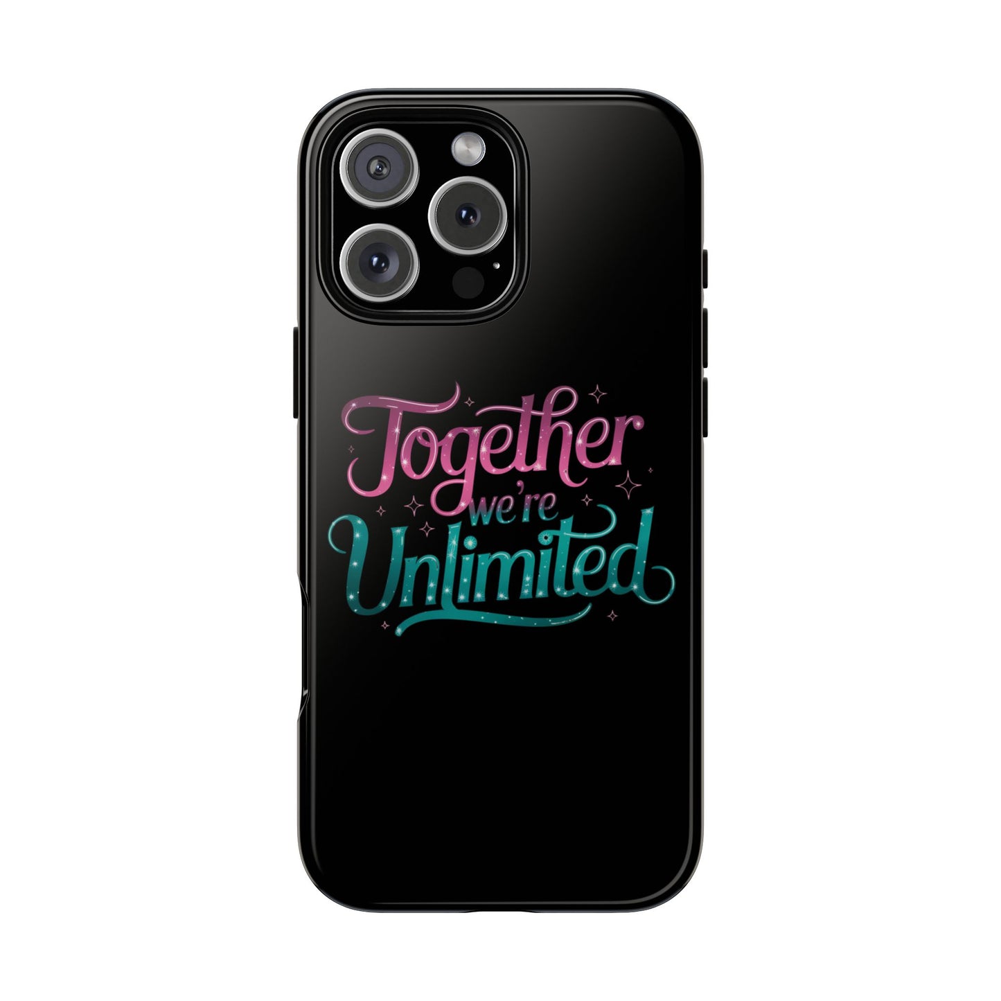 iPhone Case with Musical Quote Together We're Unlimited Musical Phone Case