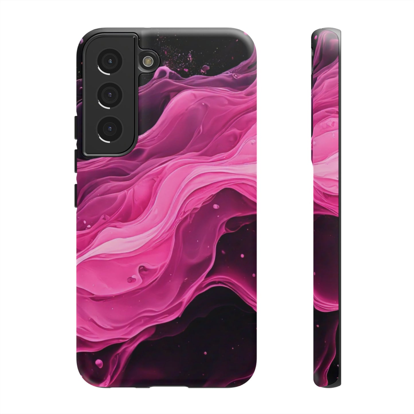 Samsung Galaxy Pink Paint Splash phone cover