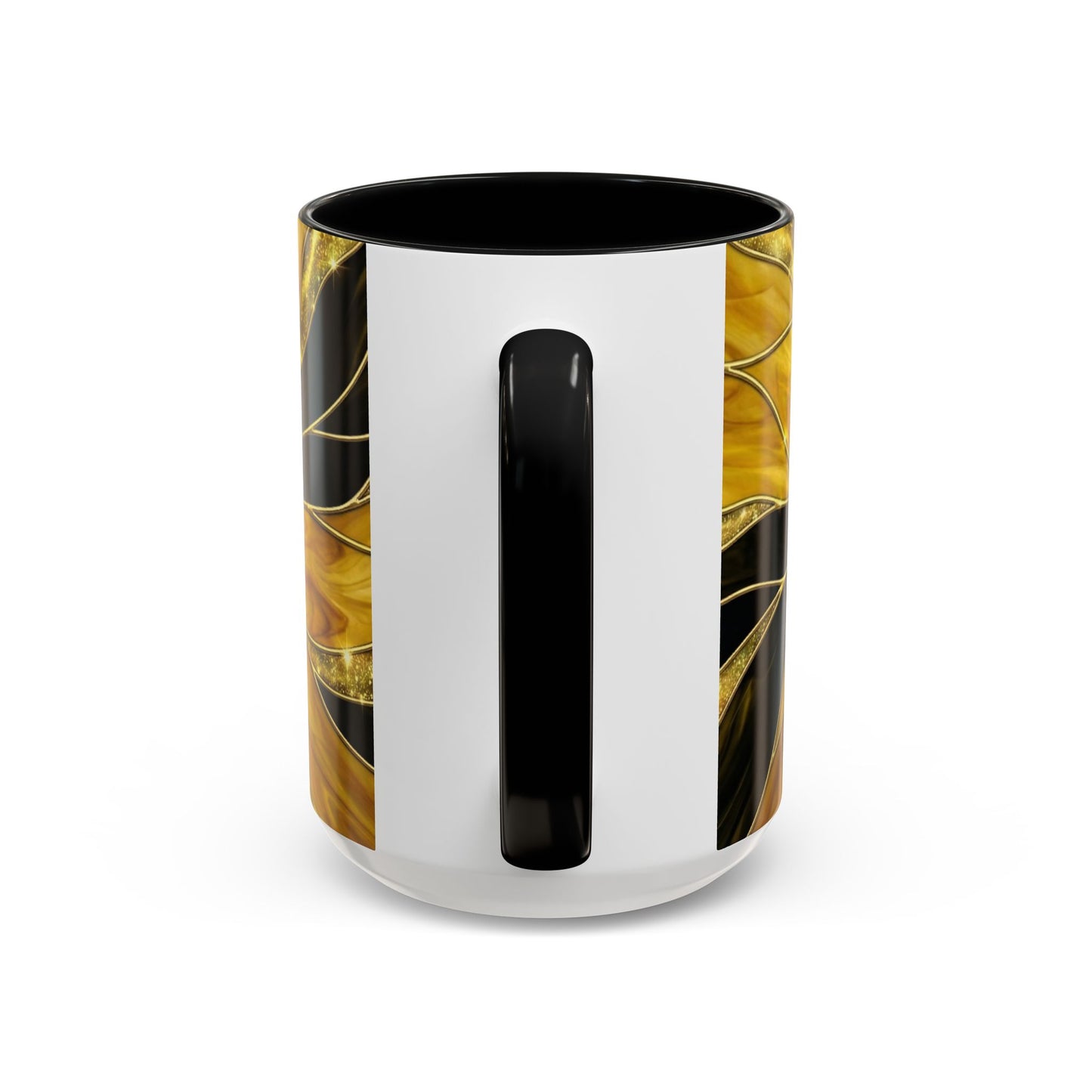 Stained Glass Gamer Mug, Gold Controller Coffee Cup, Video Game Gifts for Him, Gamer Boyfriend Gift, Teen Boy Gaming Mug, Desk Decor