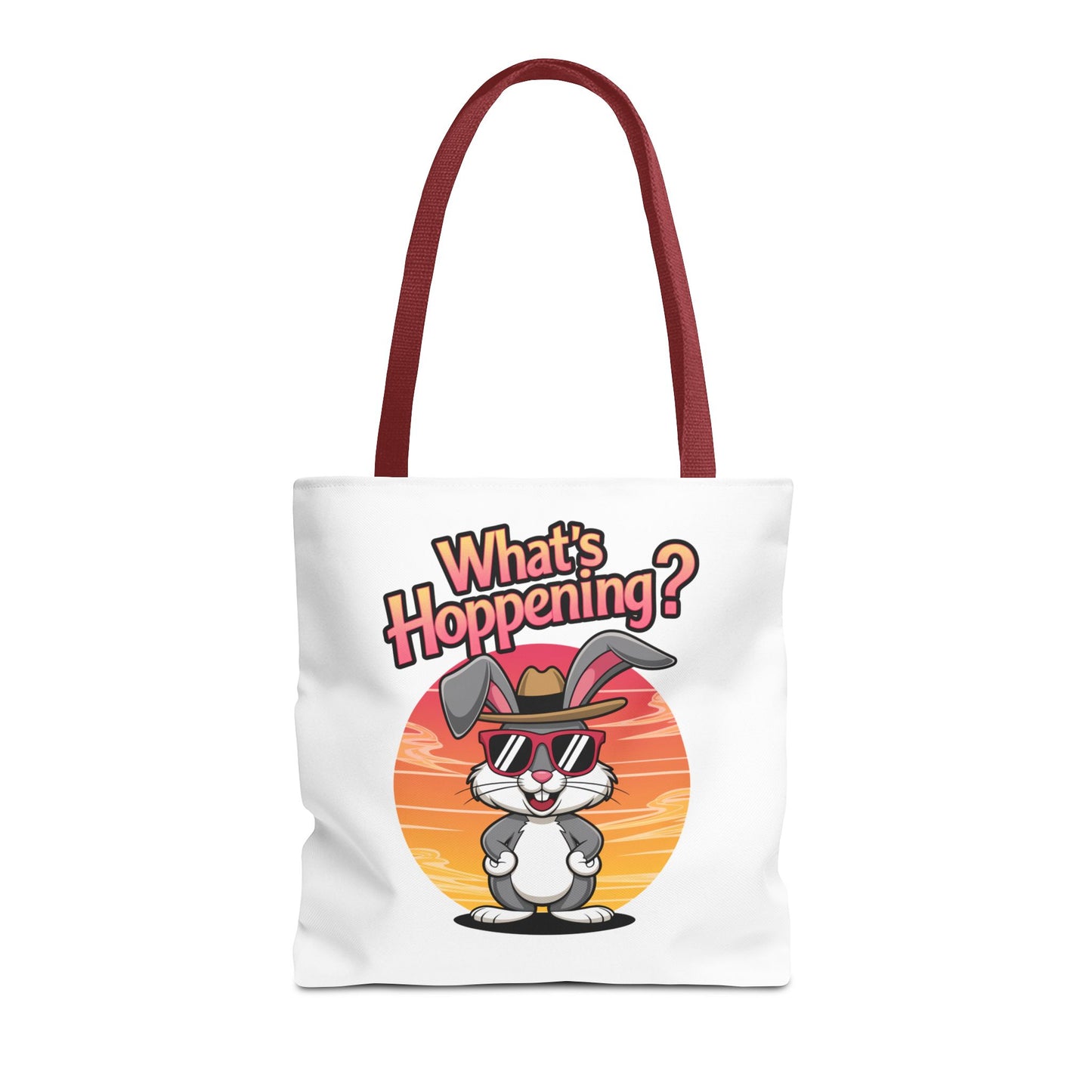 Bunny Tote Bag - 'What's Hoppening'