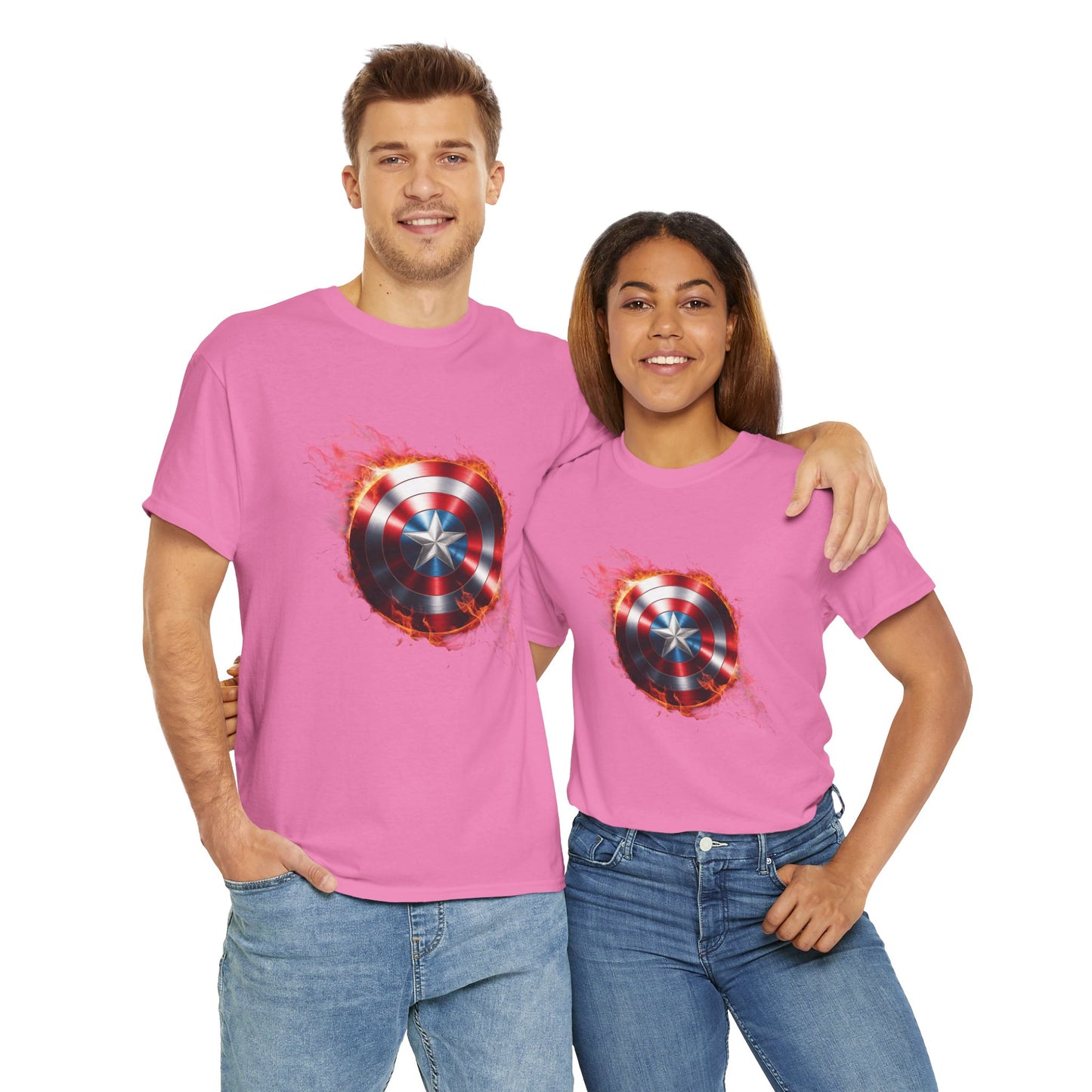 Captain America Flame Tee