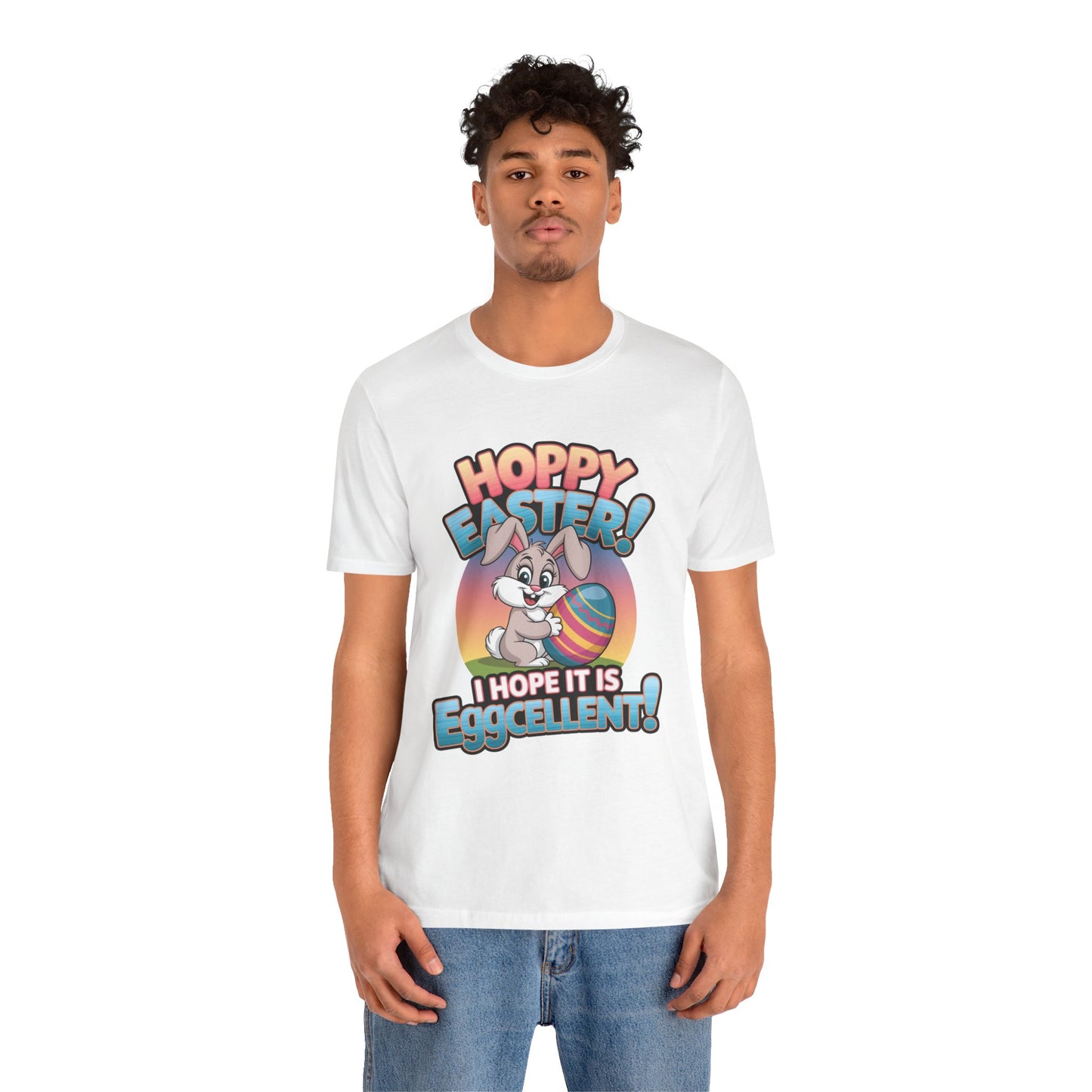 Happy Easter Unisex Tee Easter Shirt Easter Bunny T Shirt Easter Apparel Easter Bunny Outfit
