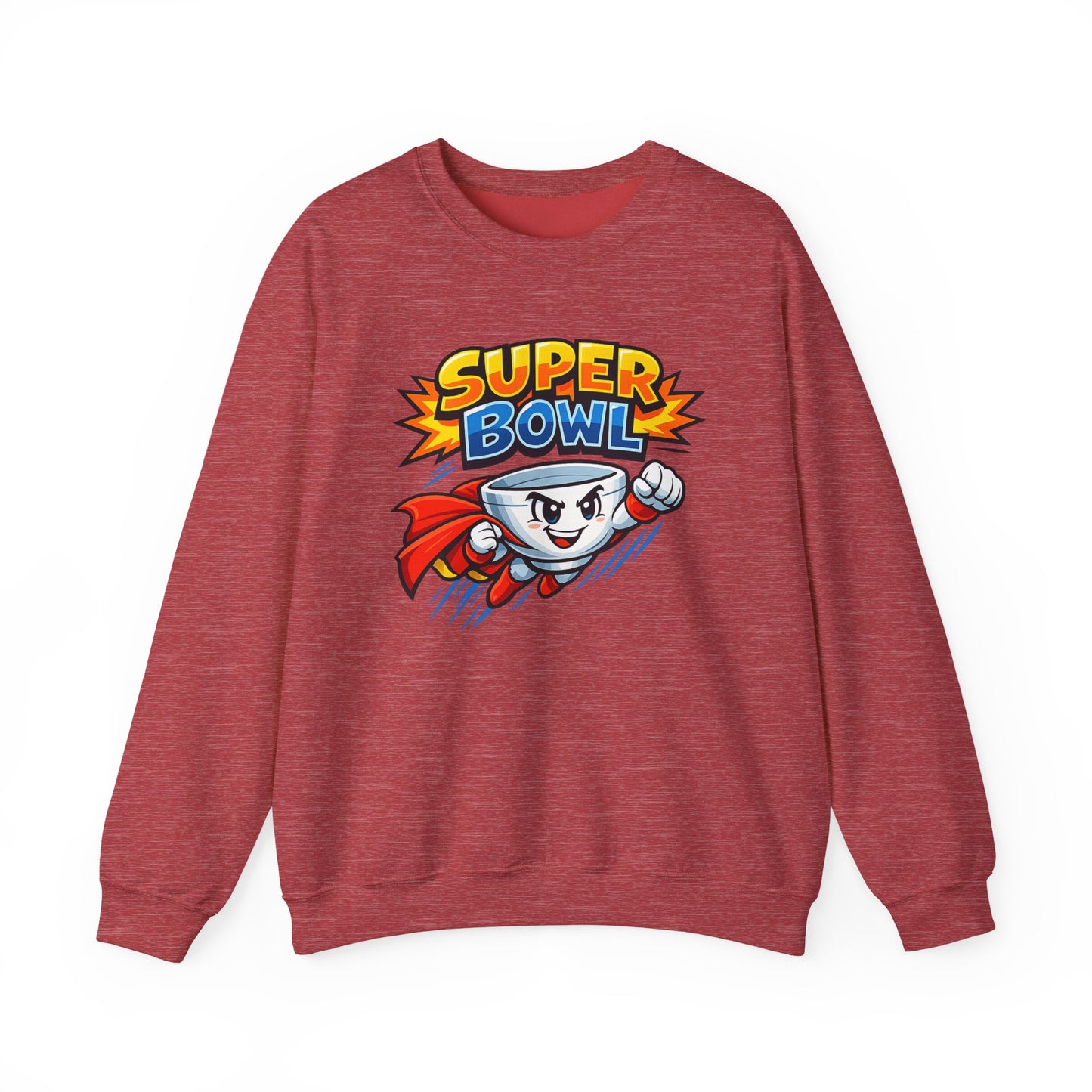Super Bowl Sweatshirt, Funny Super Bowl Crewneck, Football Party Sweatshirt, Game Day Pullover, Bowl Pun Shirt, Unisex Graphic Crew