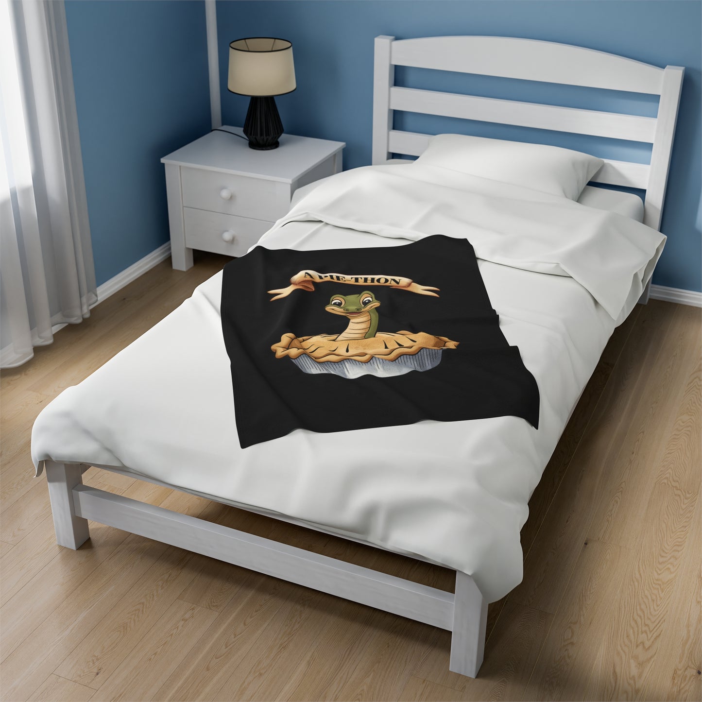 Velveteen Plush Blanket - Snake Pie-Thon Joke