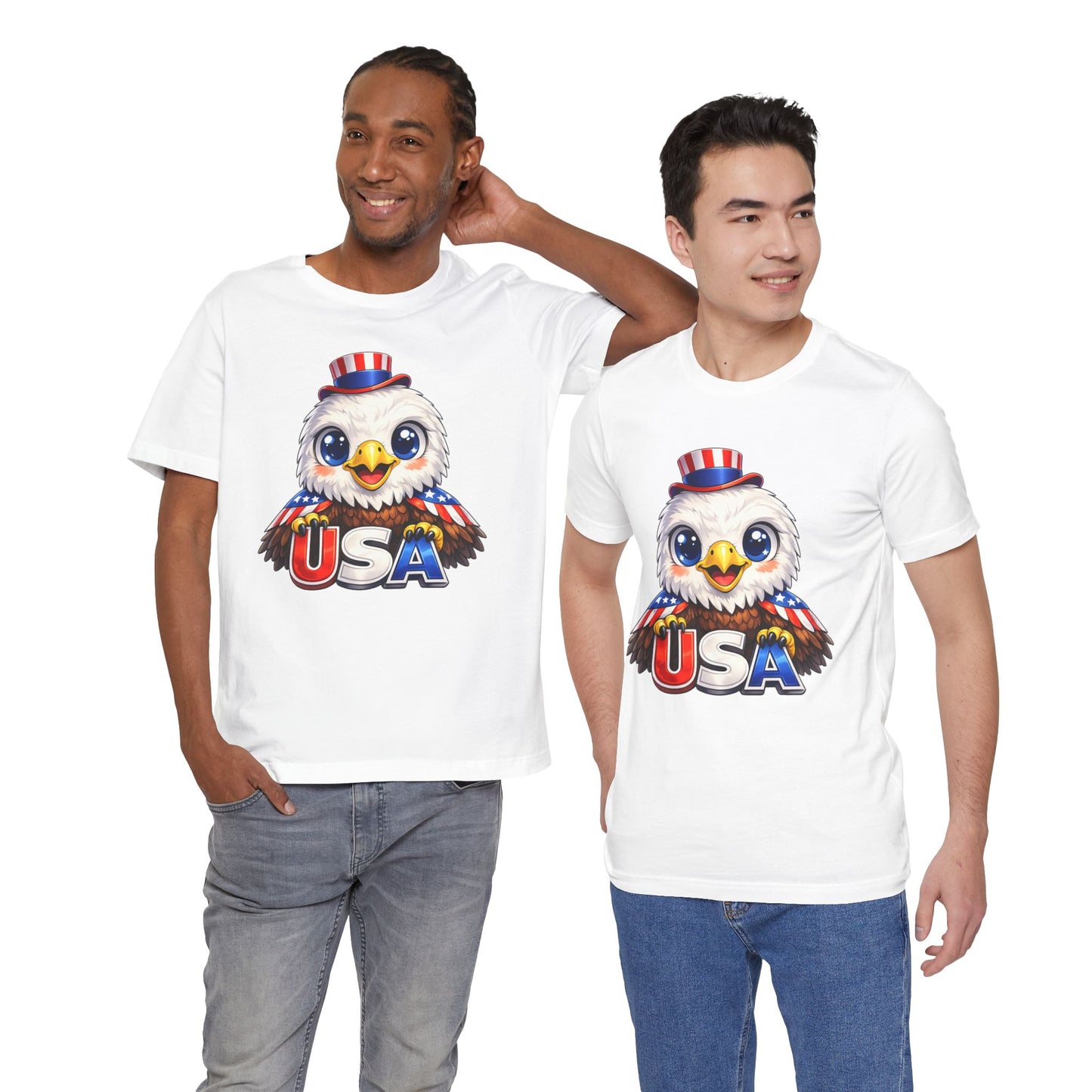 Cute USA Eagle Shirt, Patriotic Eagle T Shirt, Fourth Of July Shirt, American Flag Eagle Tee, Freedom Graphic Shirt, USA Pride Top