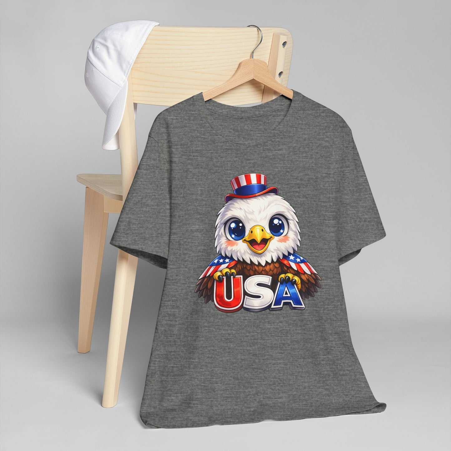 Cute USA Eagle Shirt, Patriotic Eagle T Shirt, Fourth Of July Shirt, American Flag Eagle Tee, Freedom Graphic Shirt, USA Pride Top