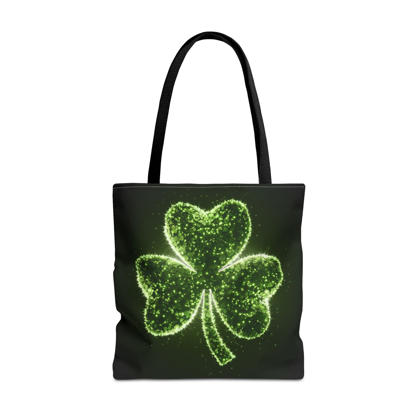 Lucky Shamrock Tote Bag, Green Clover Design Eco-Friendly Shoulder Bag For St. Patrick’s Day, Reusable Tote For Everyday Use And Gifts