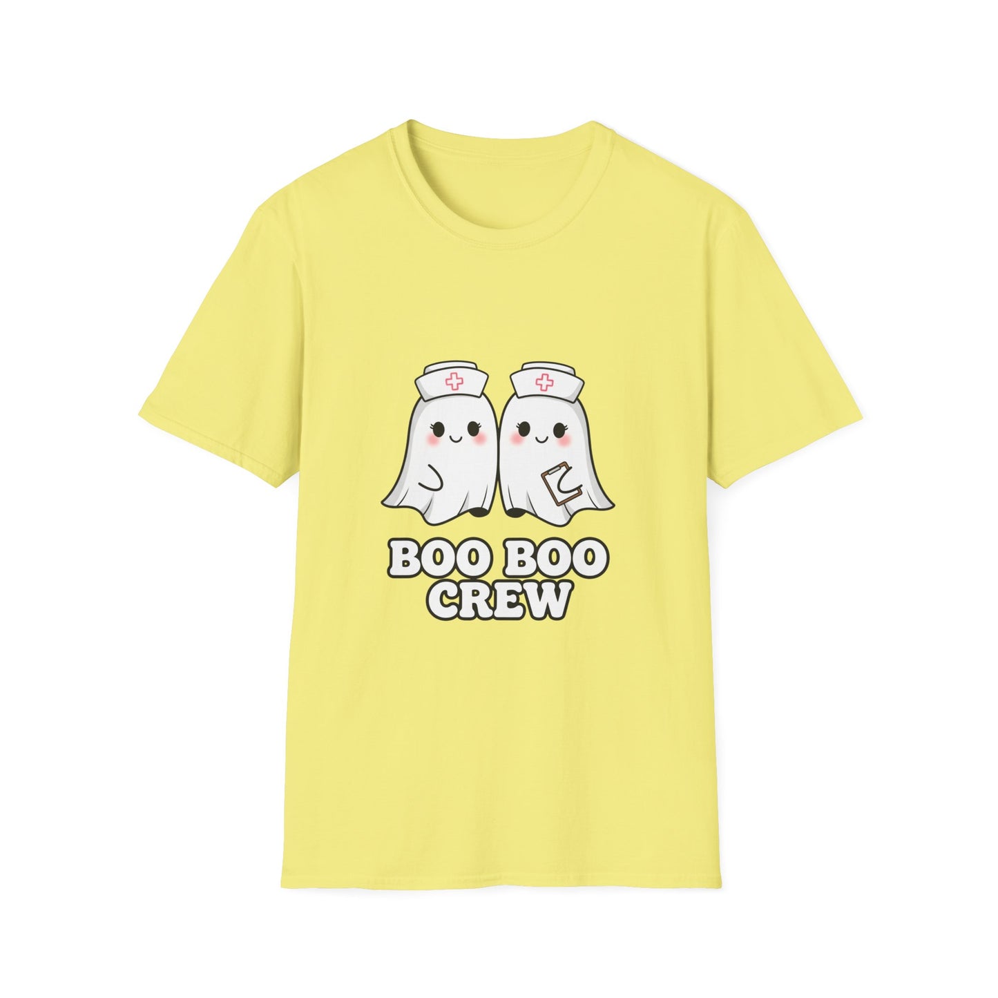 Boo Boo Crew Nurse Ghost Funny T-Shirt | Cute Medical Ghost Tee | EMT Nurse Gift | Halloween Medical Humor | Staff Crew Tee Shirt