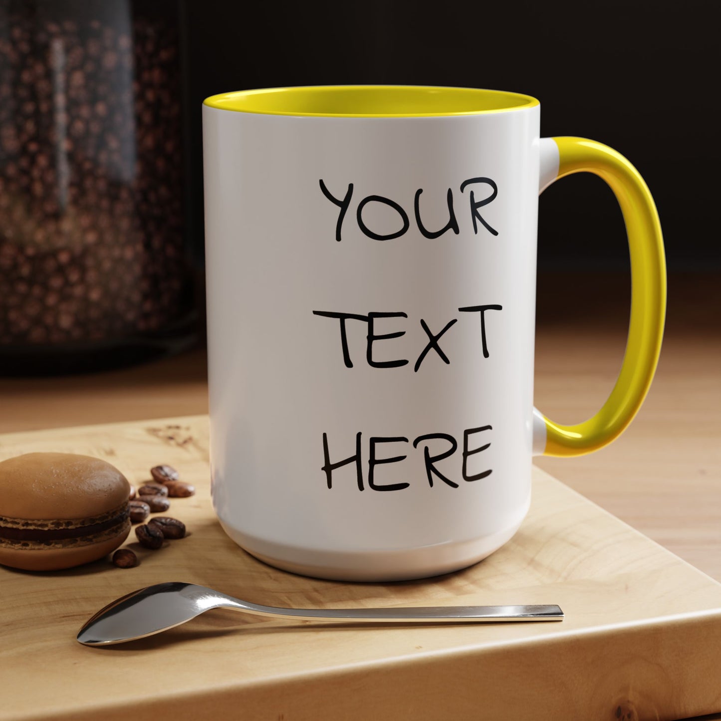Personalized Teacher Mug, Best Teacher Ever Gift, Custom Educator Coffee Cup, 3D Gold Balloon Design, Teacher Appreciation Present