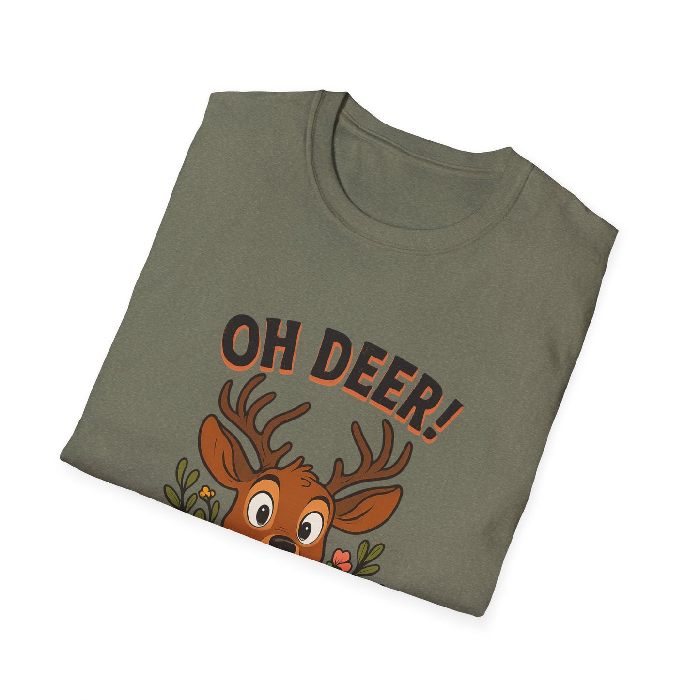 Oh Deer T-Shirt Animal Apparel Wildlife shirt Deer Tee Gift for Animal Lovers