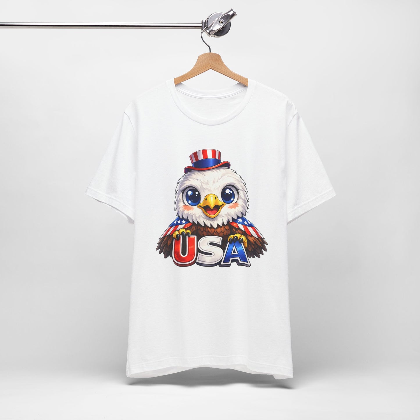 Cute USA Eagle Shirt, Patriotic Eagle T Shirt, Fourth Of July Shirt, American Flag Eagle Tee, Freedom Graphic Shirt, USA Pride Top