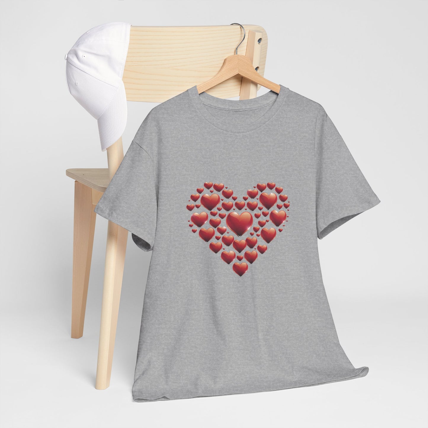 Heart Of Hearts Shirt, Minimal Valentine Shirt, Red Heart Graphic Tee, Love Aesthetic T Shirt, Valentine Gift Shirt