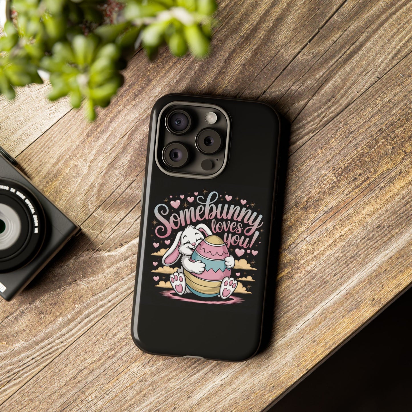 iPhone Case Somebunny Loves You Easter Bunny Easter Phone Case