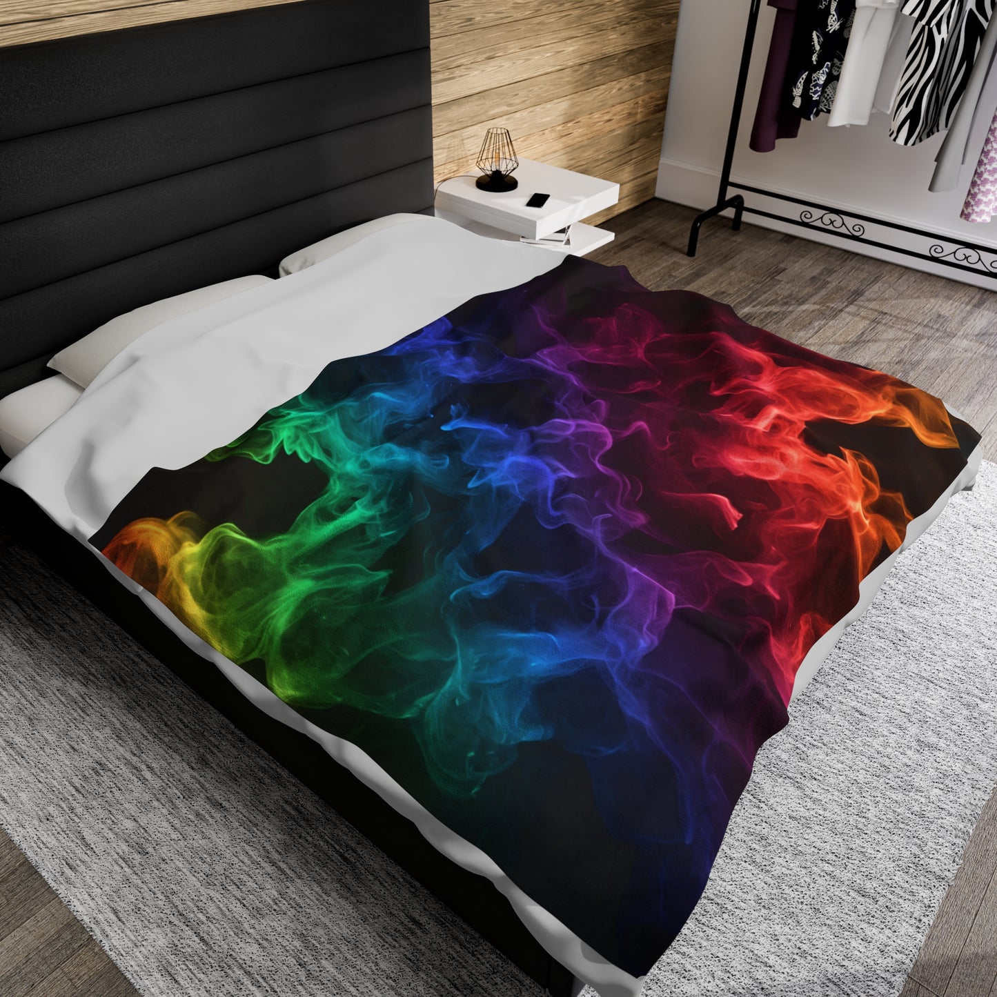 Color Smoke Clash Blanket