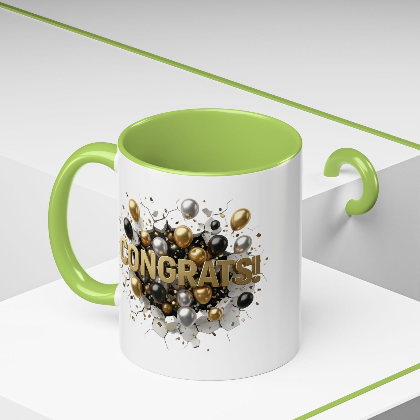 Personalized Congrats Mug, Custom Graduation Gift, Promotion Coffee Cup, New Dad Present, Teacher Appreciation Gift, Custom Name Cups