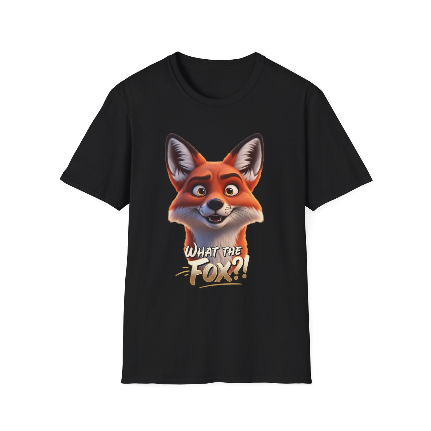 What The Fox T-Shirt, Funny Fox Graphic Tee, Animal Lover Shirt, Cute Pun Gift, Woodland Animal Top, Fun Casual Shirt For Men And Women