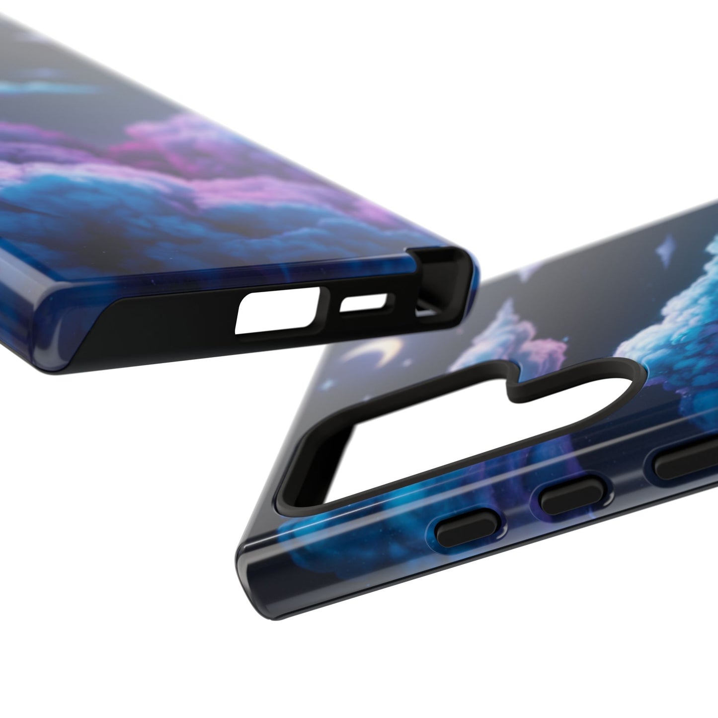 Dreamy Clouds & Moon Tough Samsung Galaxy Case