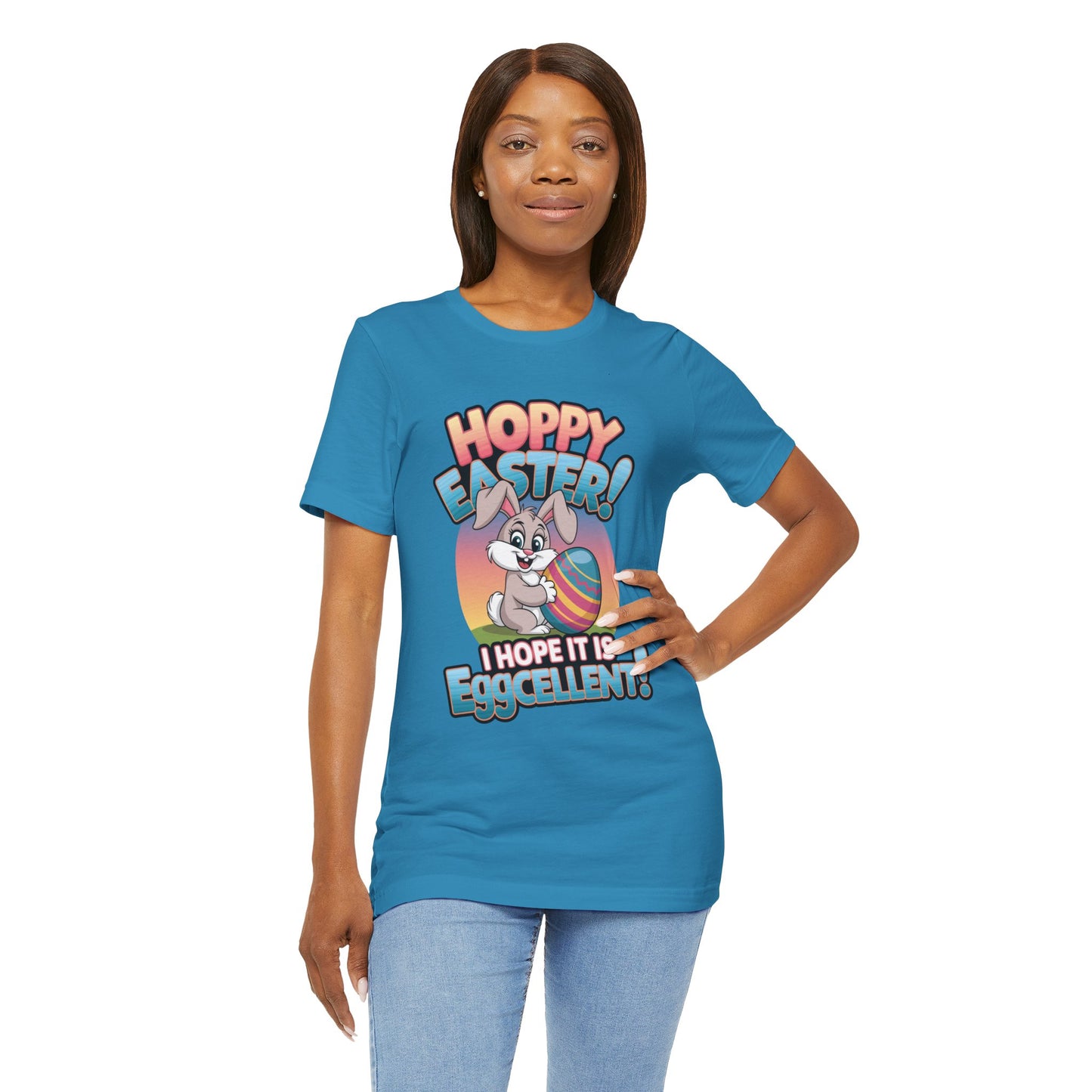 Happy Easter Unisex Tee Easter Shirt Easter Bunny T Shirt Easter Apparel Easter Bunny Outfit