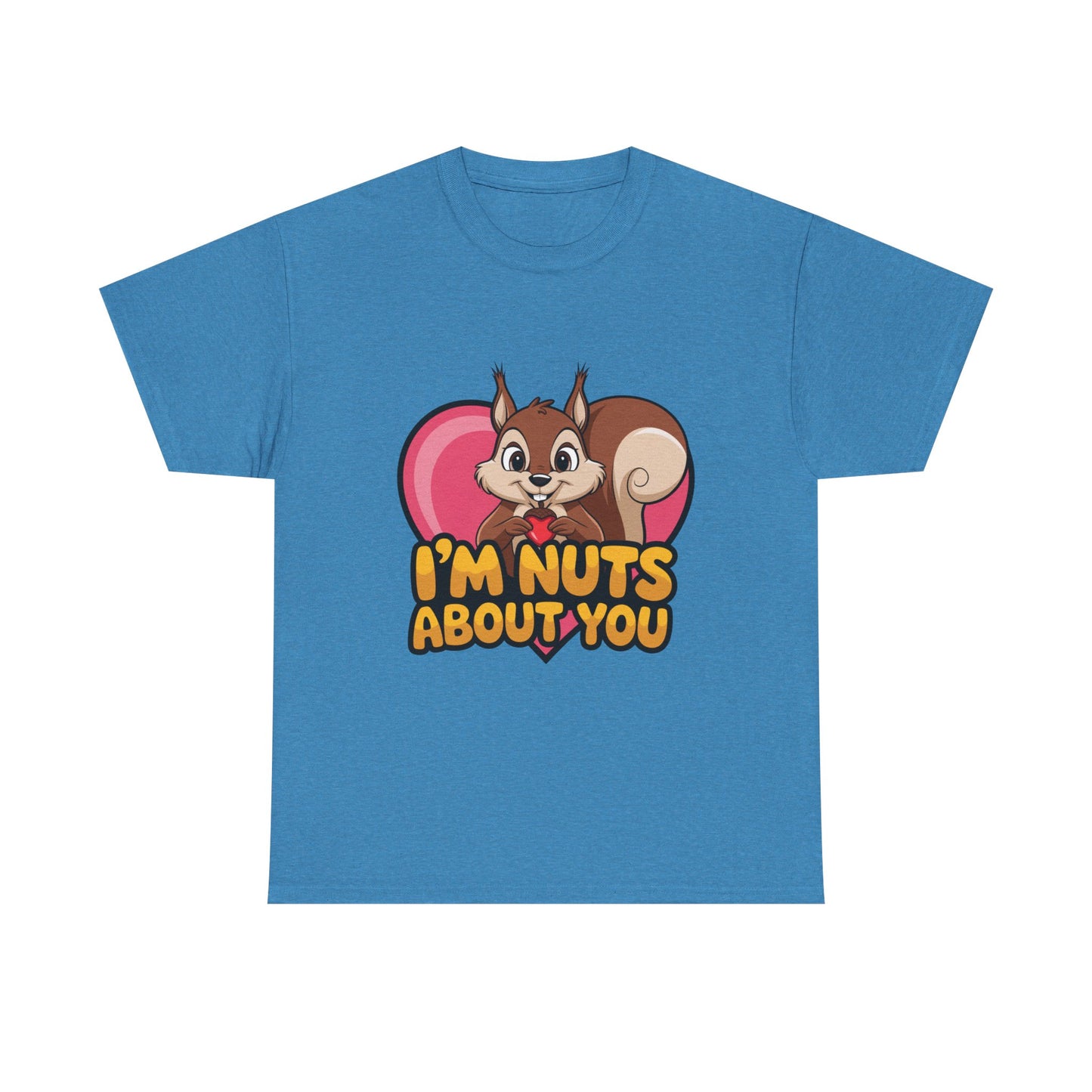 I’m Nuts About You Shirt, Funny Valentine Shirt, Squirrel Love T Shirt, Cute Animal Pun Tee, Valentine Gift For Him Her