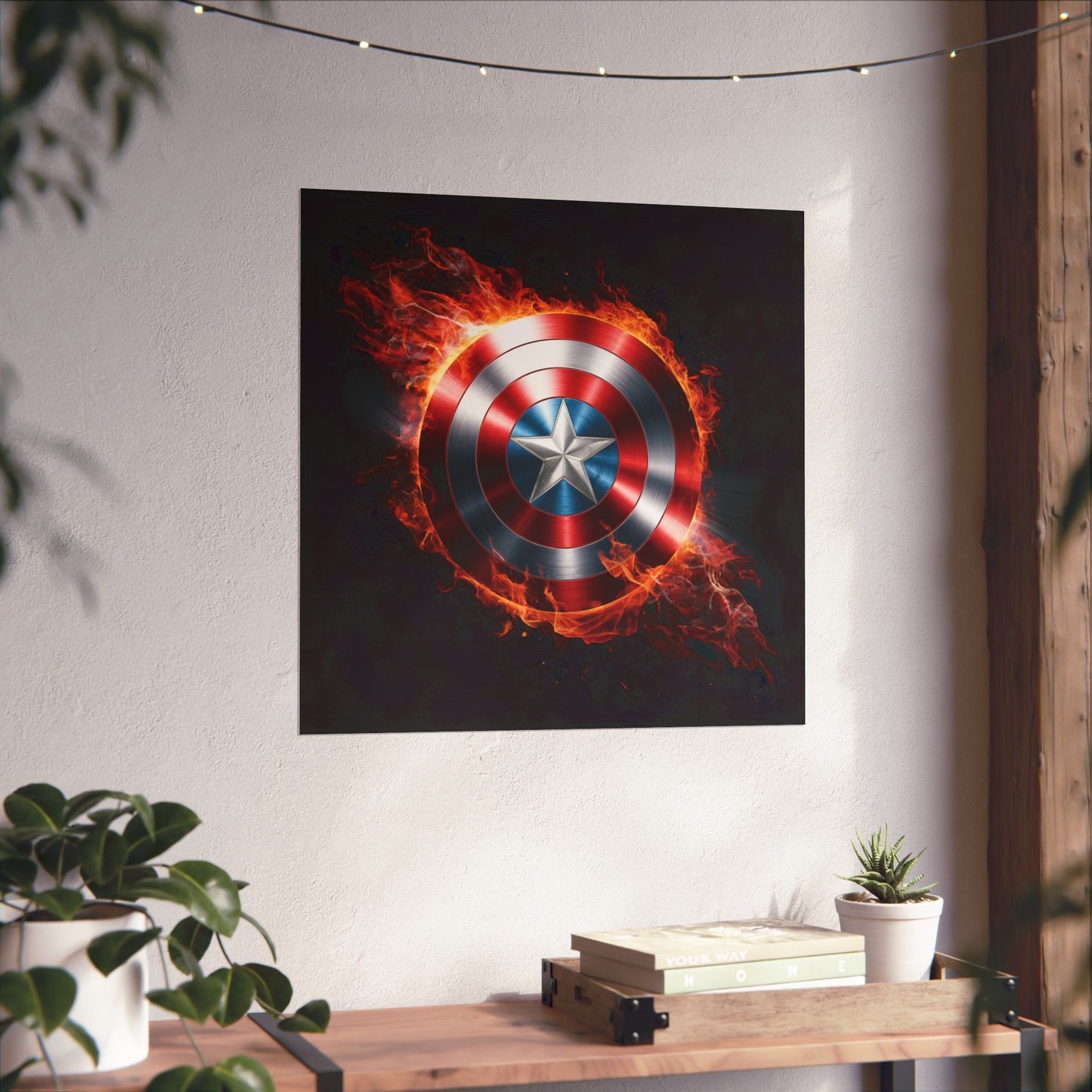 Poster - Captain America Shield Design