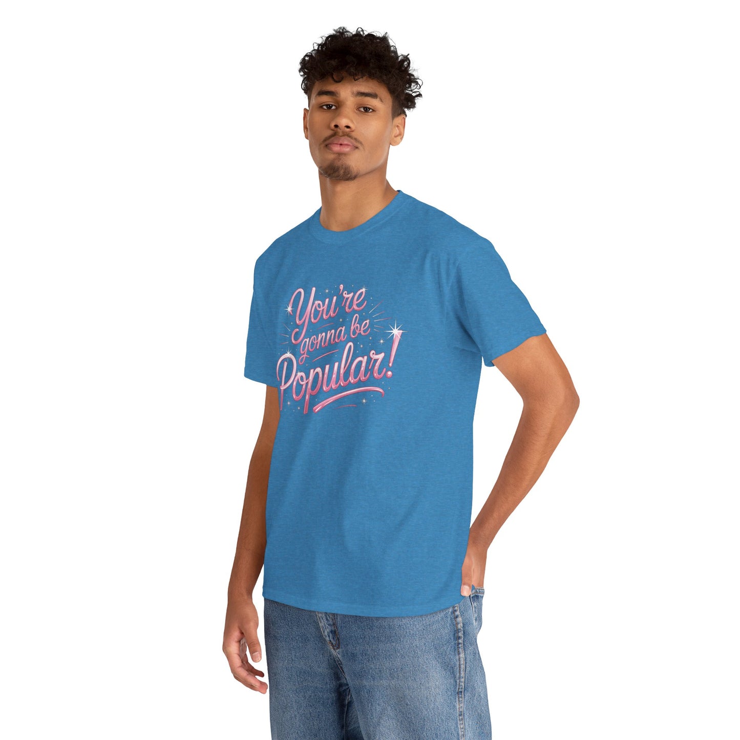 You’re Gonna Be Popular Wicked Musical Tee – Broadway Quote Shirt – Funny Retro Typography T-Shirt for Theatre Fans & Musical Lovers