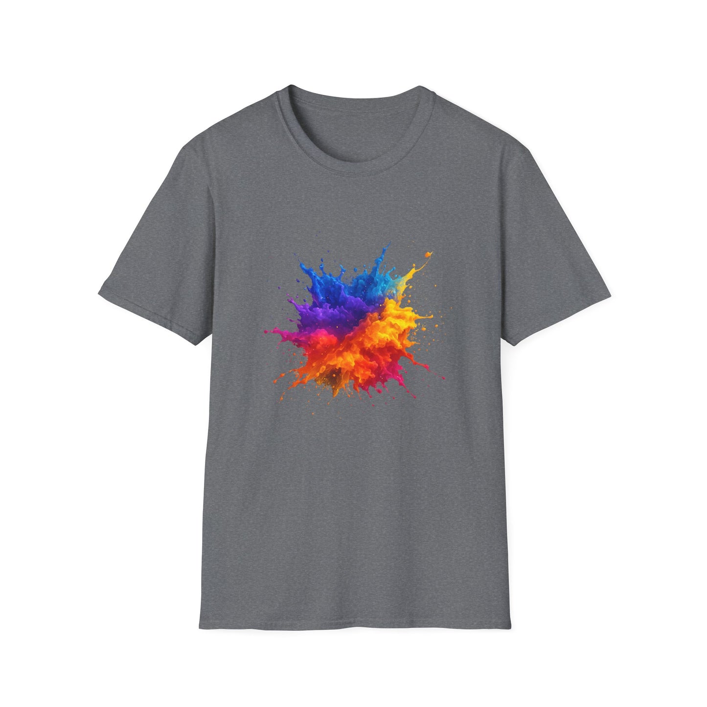 Color Burst Paint Splash Shirt – Vibrant Abstract Art Tee for Creatives & Color Lovers Colorful Apparel