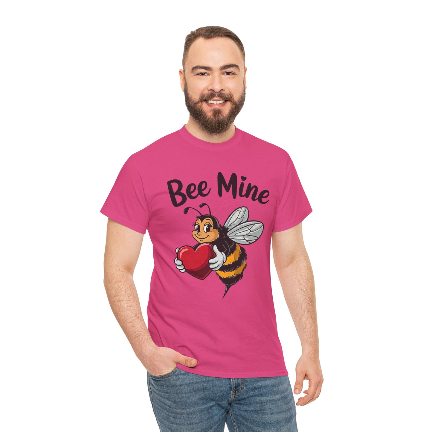 Bee Mine Shirt, Cute Valentine Shirt, Bee Love T Shirt, Funny Valentine Pun Tee, Heart Bee Graphic Shirt, Valentine Gift