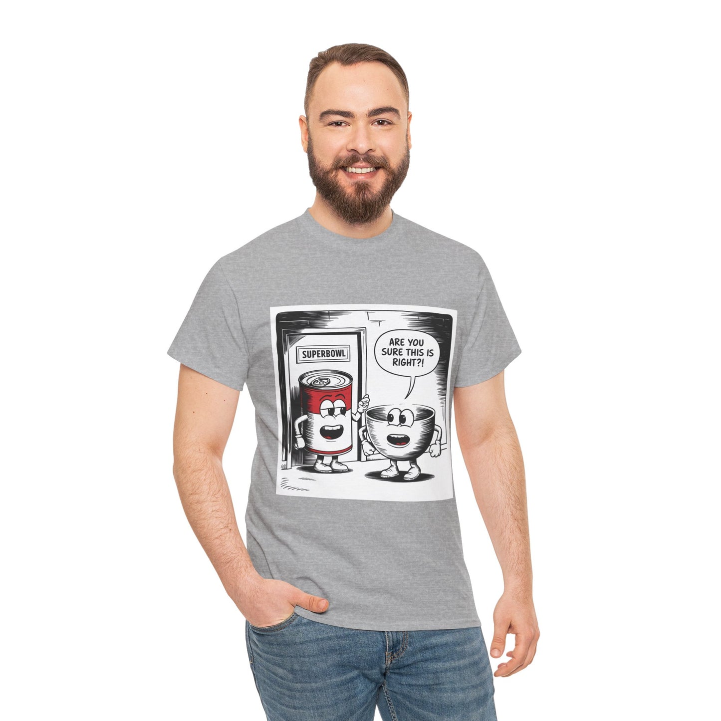 Comic Unisex Tee - Superbowl Design