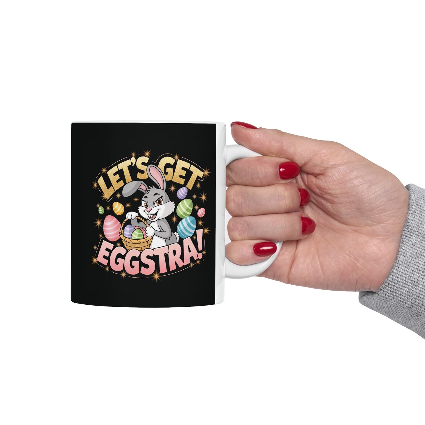 Let’s Get Eggstra Fun Ceramic Mug - Perfect for Easter Celebrations!