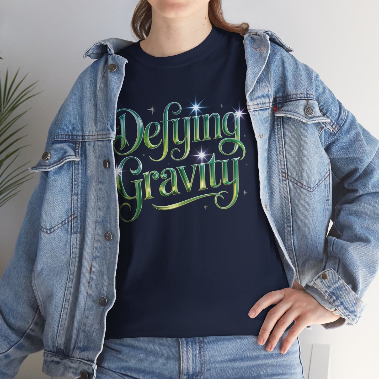Defying Gravity Wicked Musical Quote Tee – Broadway Fan Shirt, Inspirational Wizard of Oz Graphic Tee, Musical Theatre Unisex T-Shirt