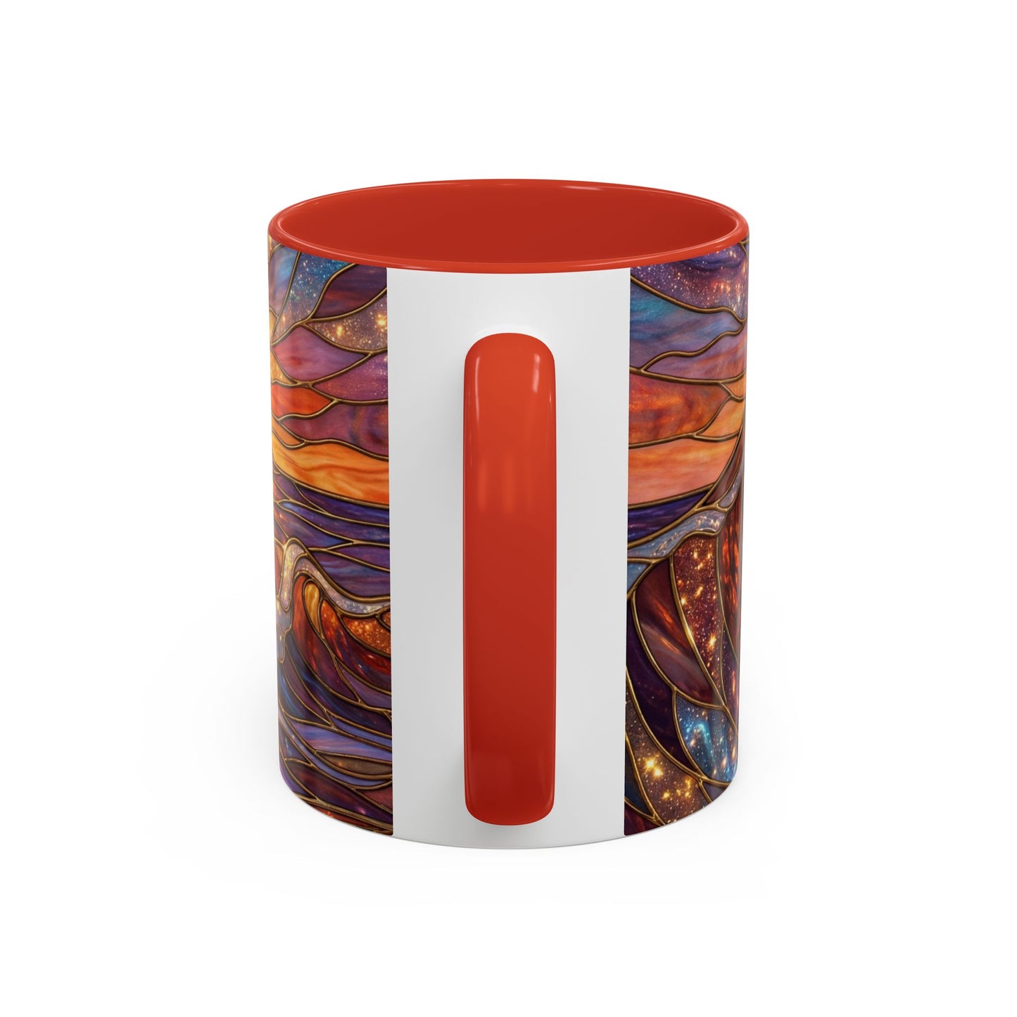 Stained Glass Wave Mug, Ocean Sunset Coffee Cup, Vibrant Beach Art, Sea Lover Gift, Mosaic Tea Cup, Summer Kitchen Decor, Nature Drinkware