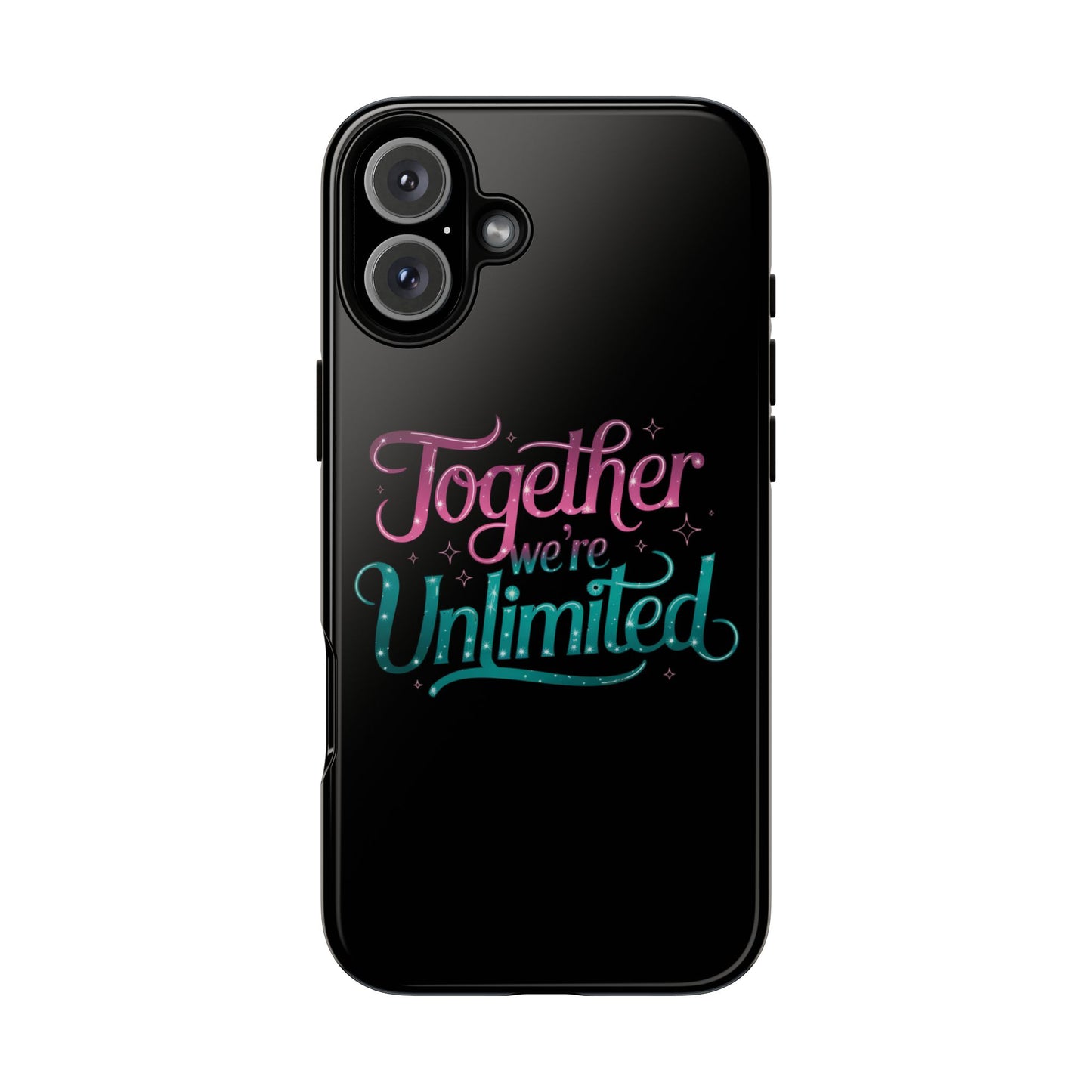 iPhone Case with Musical Quote Together We're Unlimited Musical Phone Case