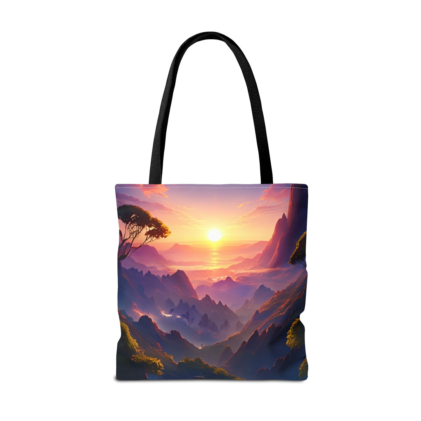 Sunset Landscape Tote Bag