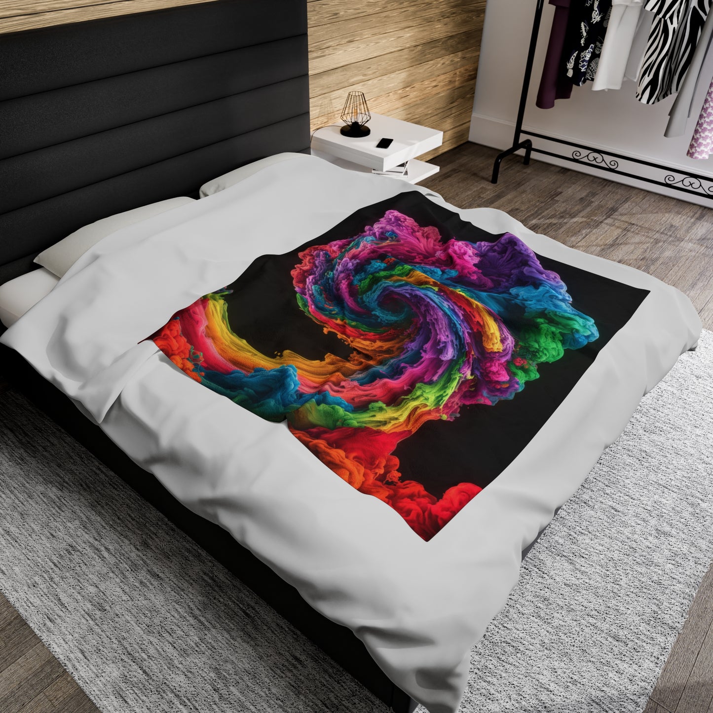 Colorful Swirl Blanket