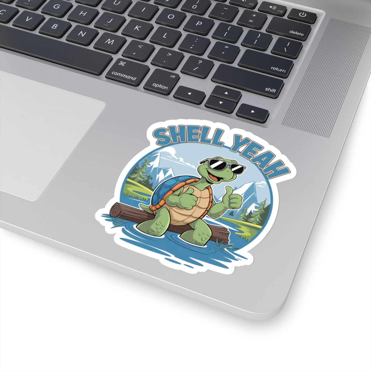 Shell Yeah Kiss Cut Sticker