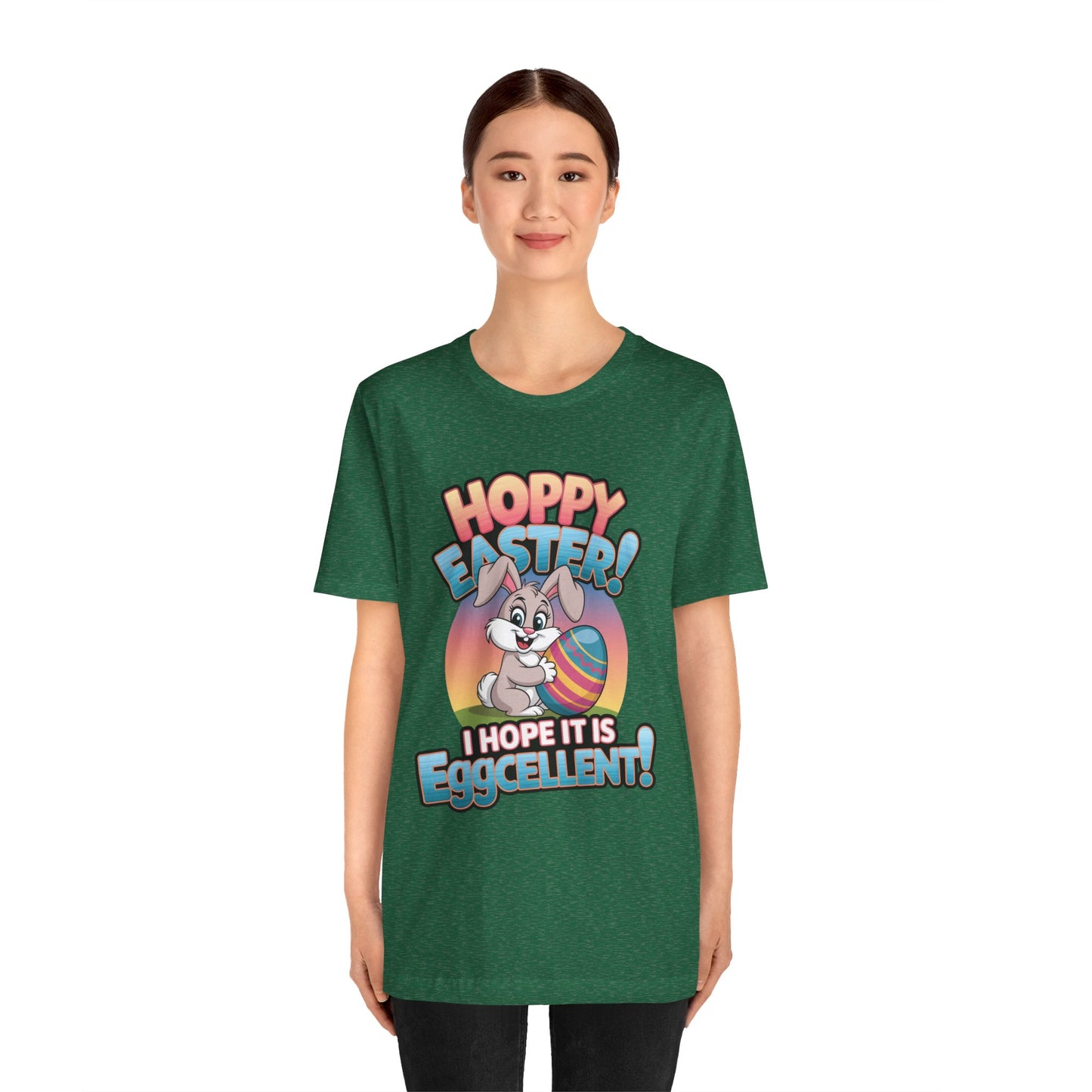 Happy Easter Unisex Tee Easter Shirt Easter Bunny T Shirt Easter Apparel Easter Bunny Outfit