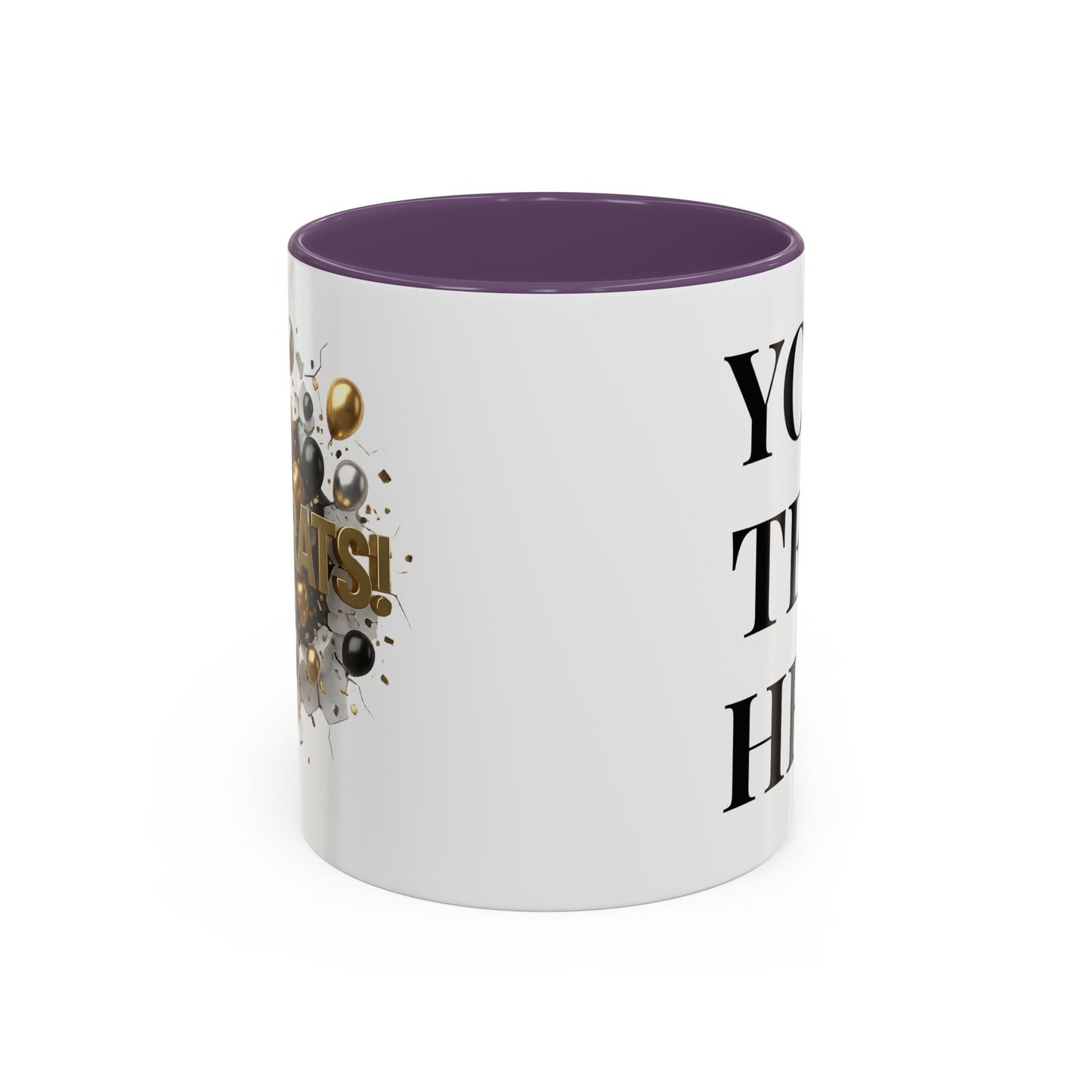 Personalized Congrats Mug, Custom Graduation Gift, Promotion Coffee Cup, New Dad Present, Teacher Appreciation Gift, Custom Name Cups