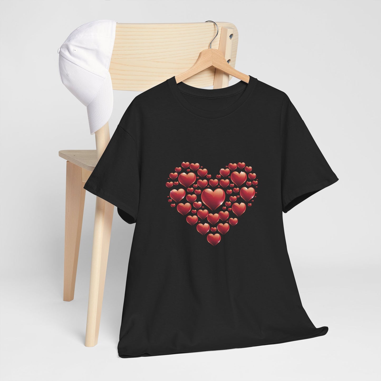 Heart Of Hearts Shirt, Minimal Valentine Shirt, Red Heart Graphic Tee, Love Aesthetic T Shirt, Valentine Gift Shirt