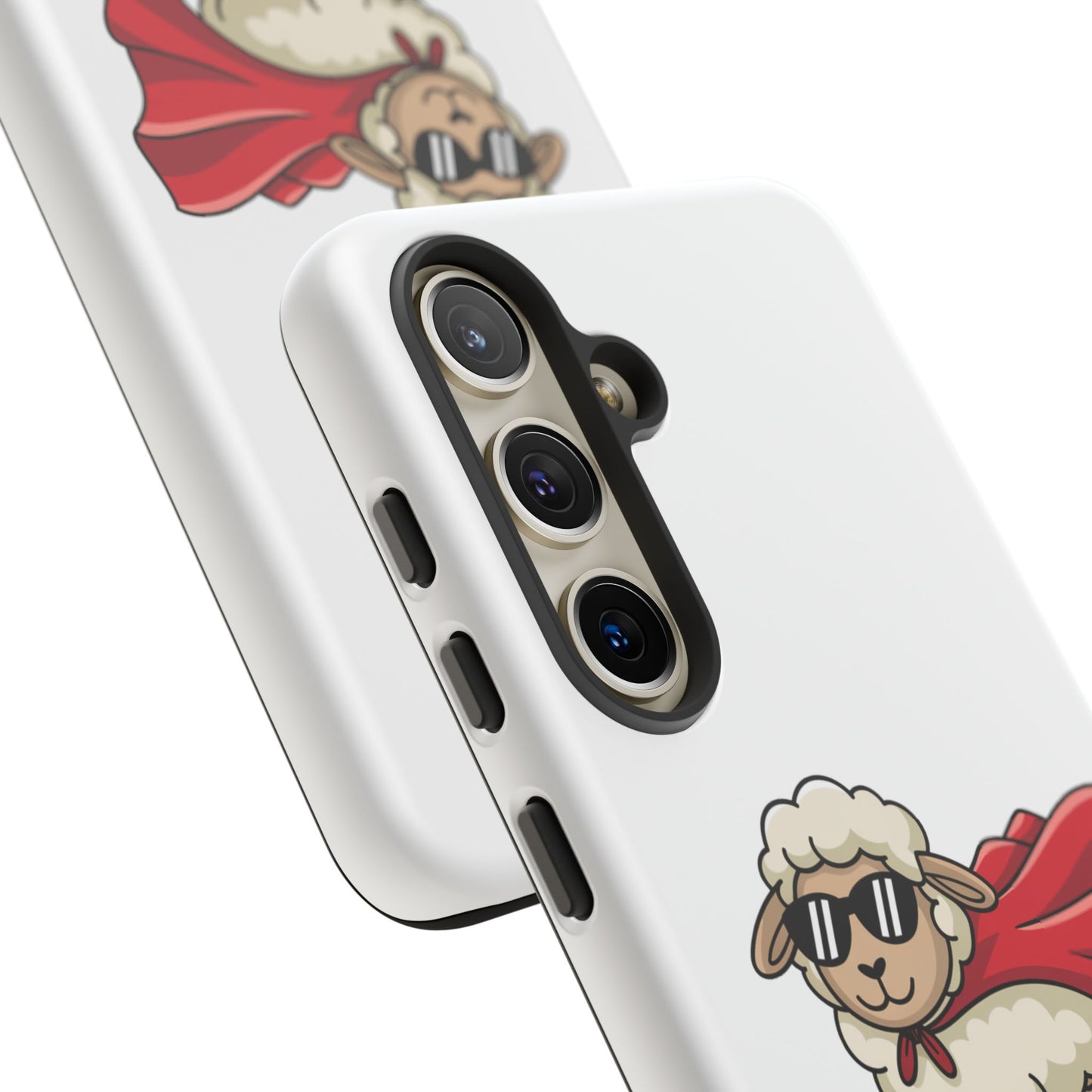 Funny Samsung Case - Cute Sheep Phone Cover - "Ewe Are Amazing" Gift for Her or Him - Animal Pun Superhero Case - Samsung Case