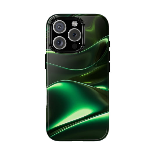 iPhone Case - Fluid Metallic Design