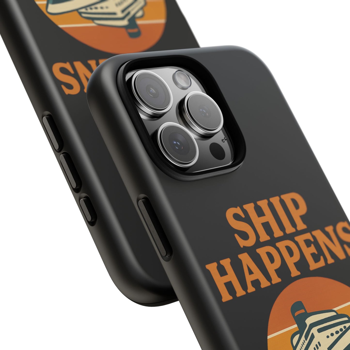 iPhone Case Ship Happens Sunset Cruise Case Gift for Travel Lovers Nautical Phone Case Cruise Accessory