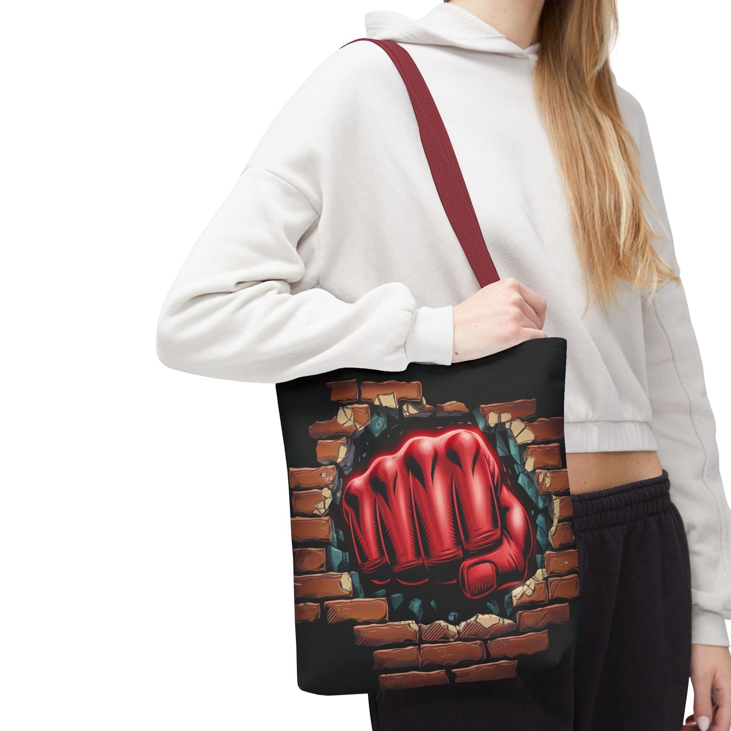 Red Fist Tote Bag