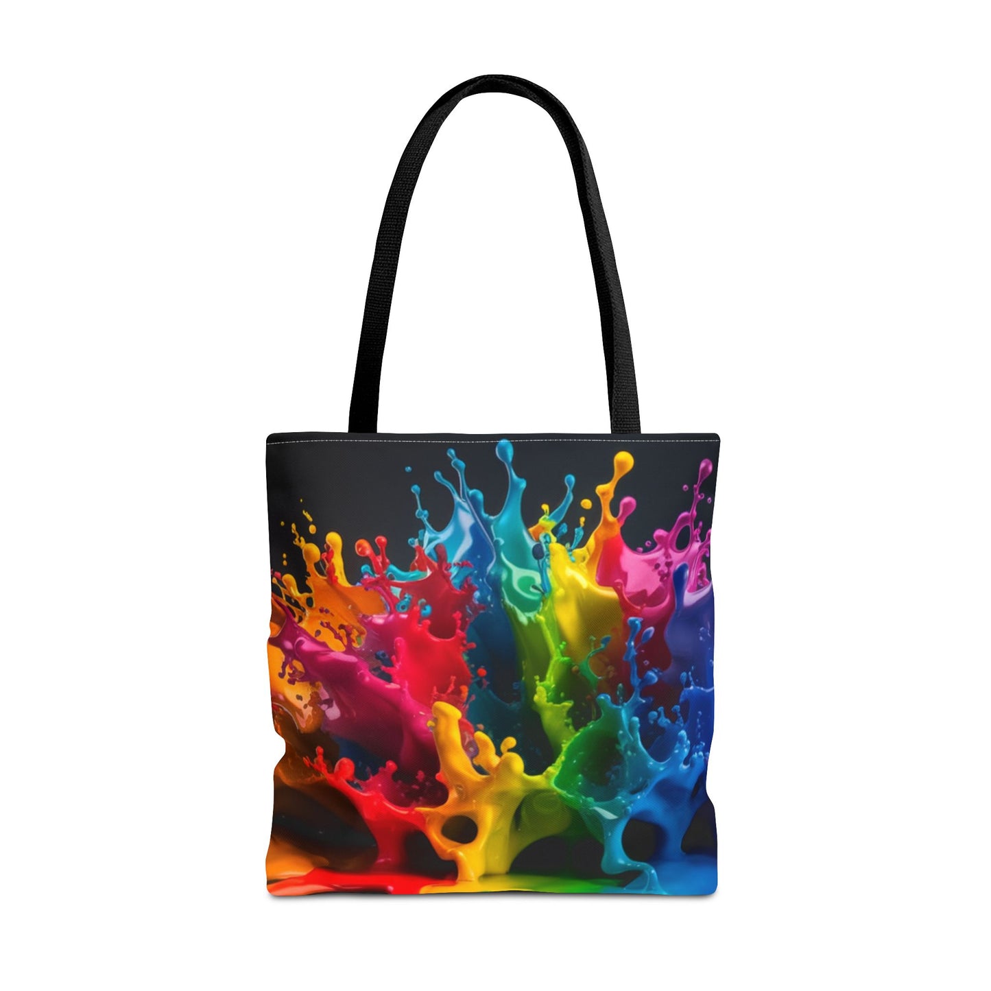 Colorful Splash Tote Bag - Vibrant Art for Every Occasion