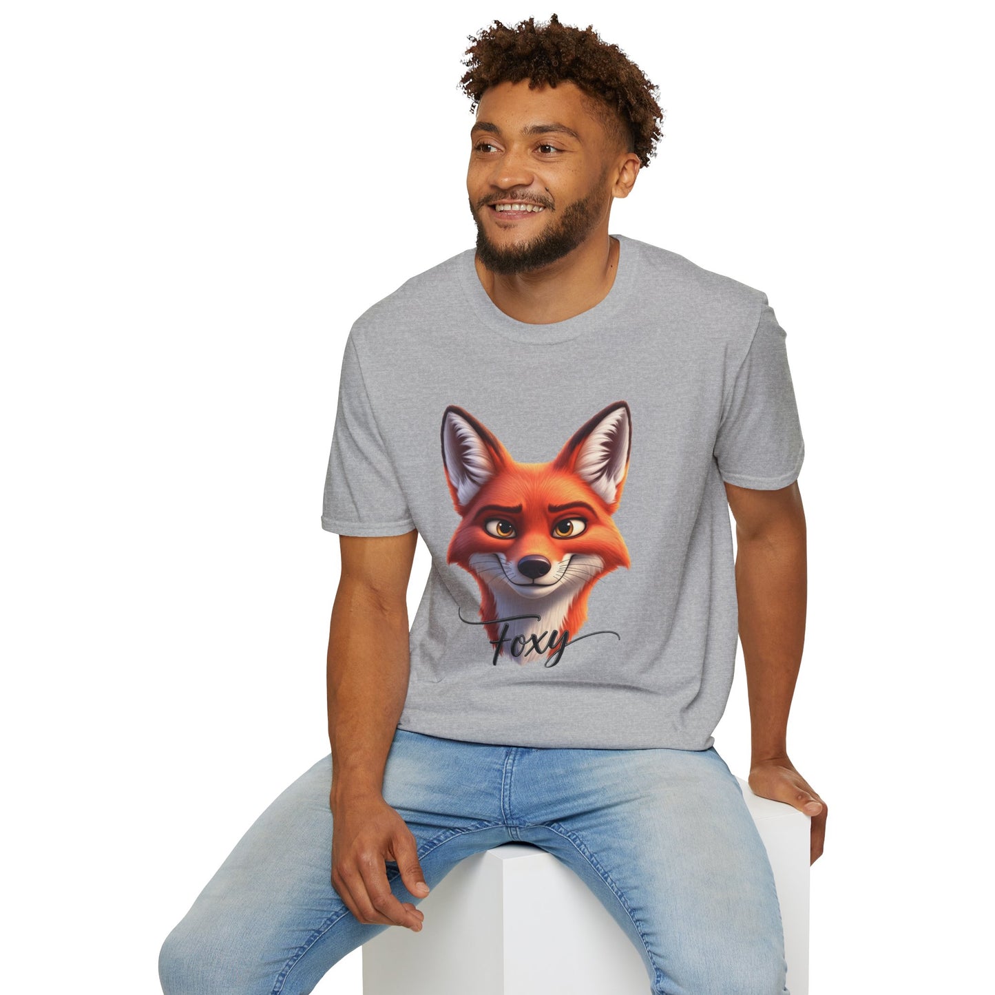 Foxy T-Shirt, Cute Fox Graphic Tee, Animal Lover Shirt, Fun And Confident Top, Playful Pun Gift, Soft Cotton Tee For Everyday Wear