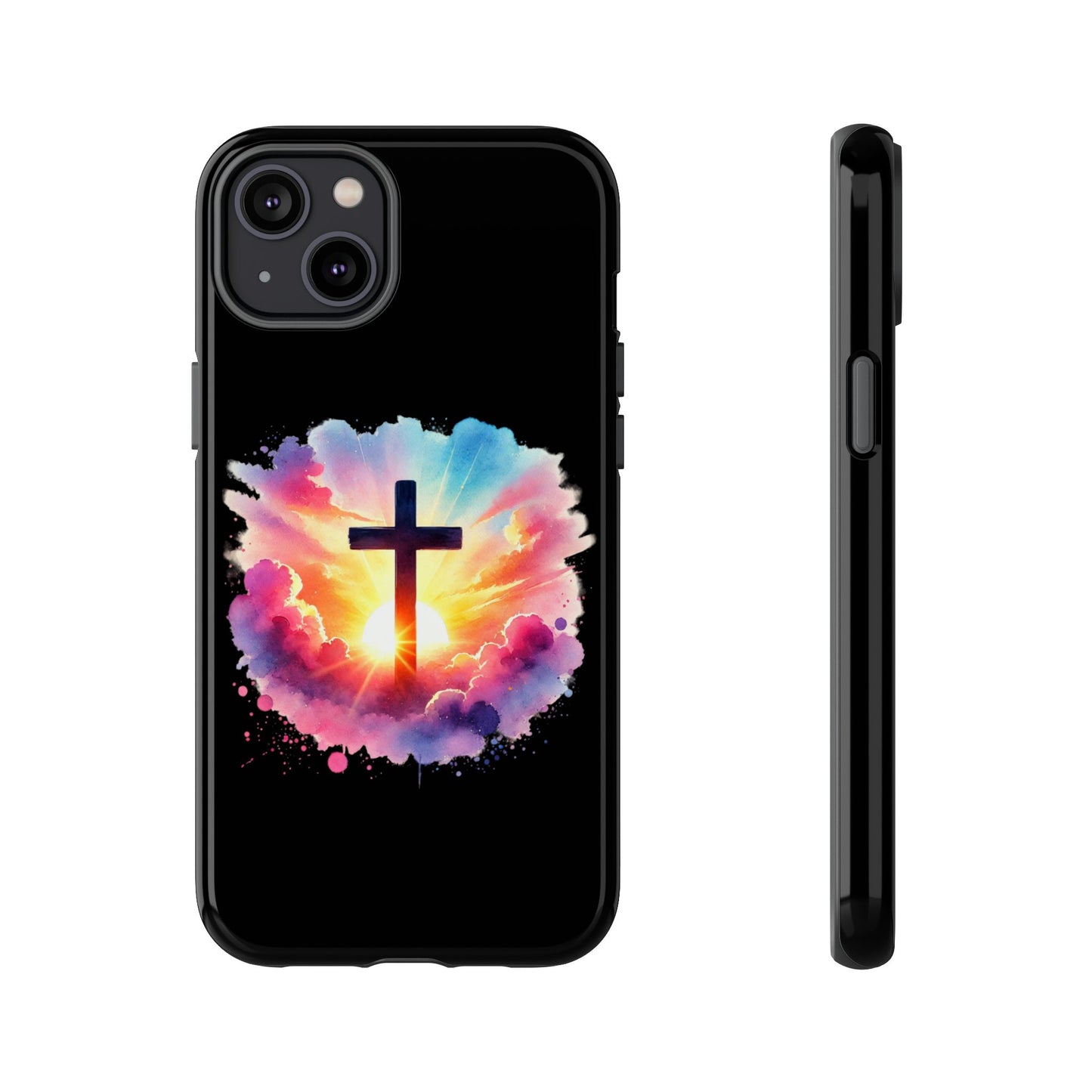 Inspirational Cross iPhone Case Christian Phone Case Easter iPhone Case Faith Based Case Easter iPhone Case