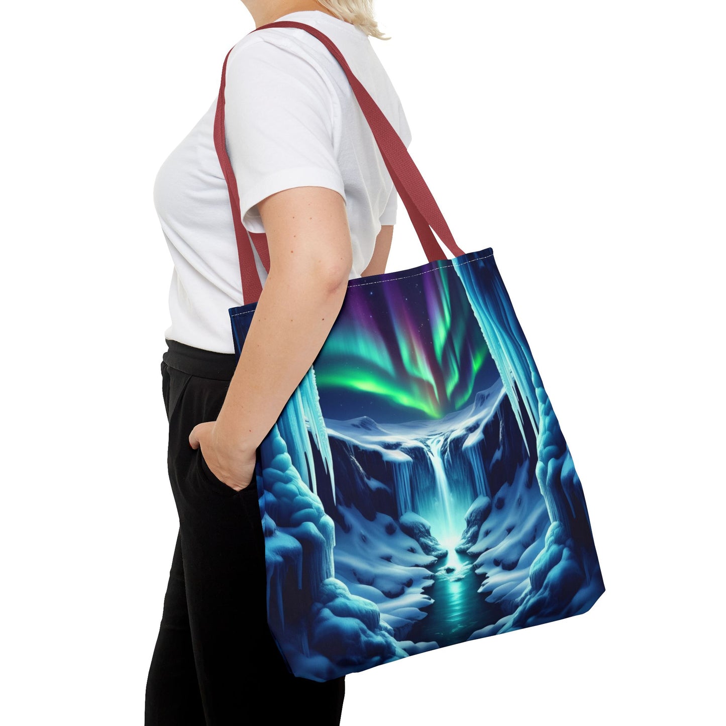 Icy Landscape Tote Bag