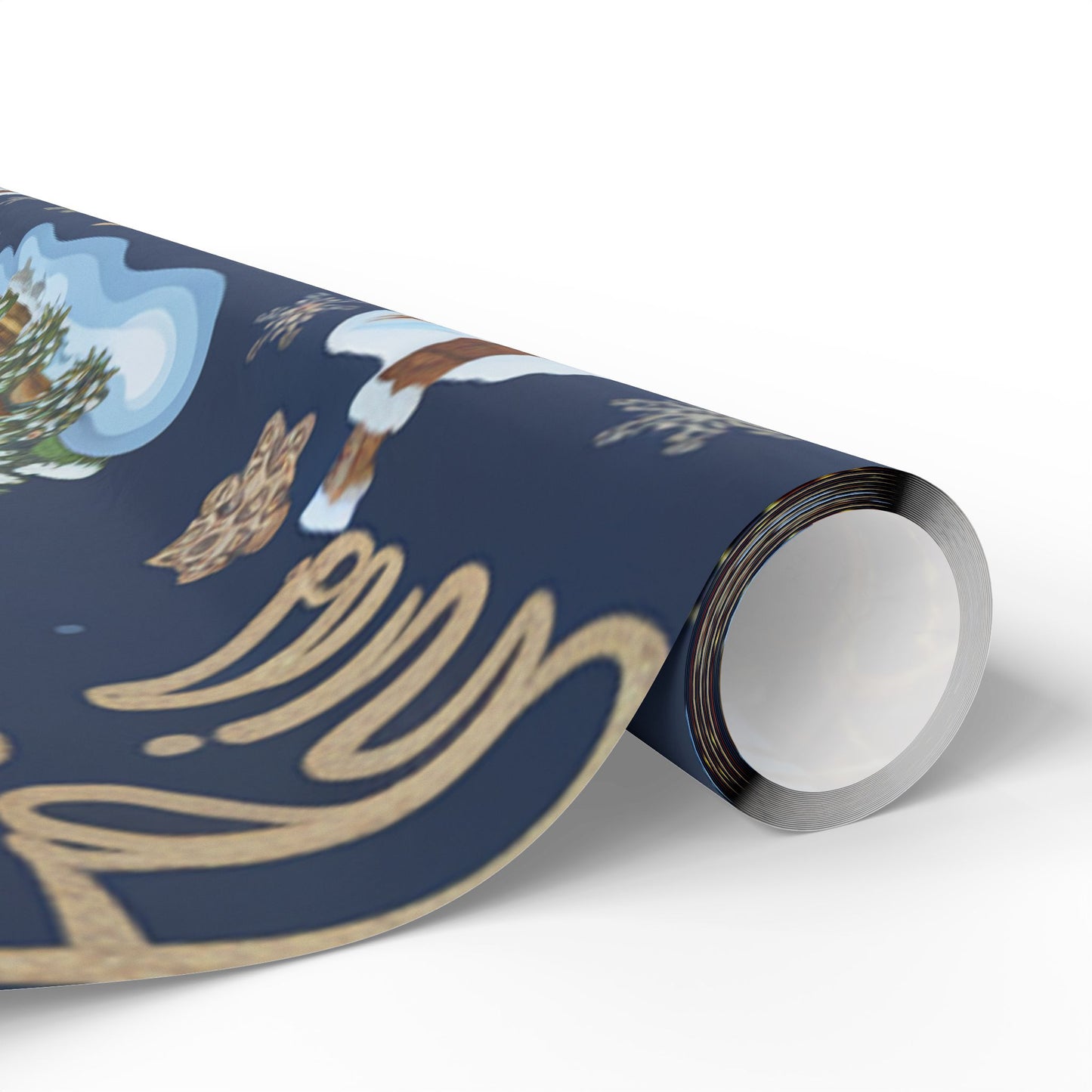 Christmas Wrapping Papers, Holiday Gift Wrap, Festive Packaging Supplies, Xmas Present Paper, Yule Love This Design