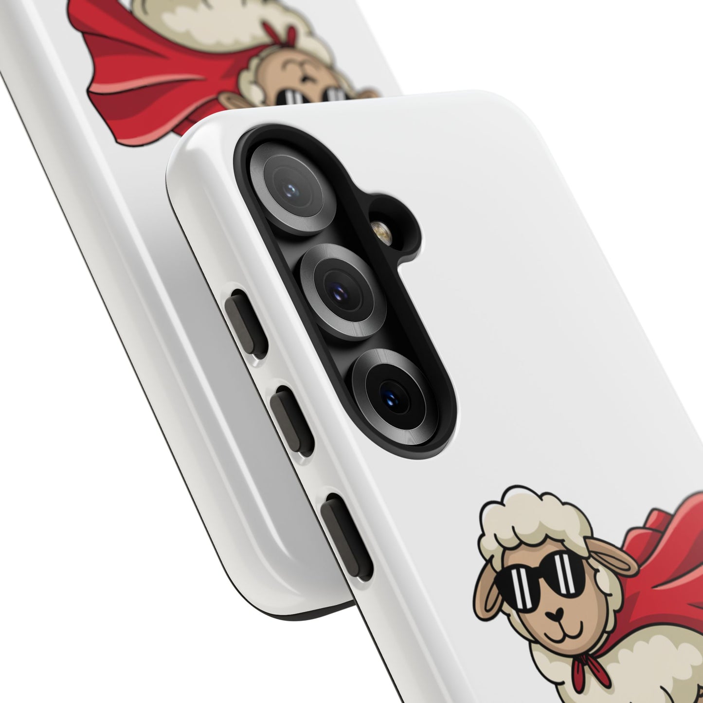 Funny Samsung Case - Cute Sheep Phone Cover - "Ewe Are Amazing" Gift for Her or Him - Animal Pun Superhero Case - Samsung Case